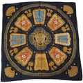 Hermes Carre 90 Poste et Cavalerie Silk Scarf