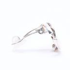 Chanel Vintage CC Logo Earrings 01 Metal Silver — view 4