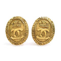 Chanel Earrings CC Logo