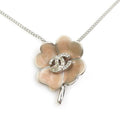 Chanel Necklace CC Logo Clover