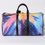 Louis Vuitton Keepall Bandouliere 50 Boston Bag Monogram Sunset Silver — view 2