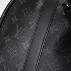 Louis Vuitton Keepall Bandouliere 45 Monogram Eclipse Canvas Black Leather — view 8