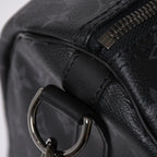 Louis Vuitton Keepall Bandouliere 45 Monogram Eclipse Canvas Black Leather — view 6
