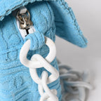 Chanel Sports Line Plastic Chain Shoulder Bag CC Logo Pile Blue White Choco — view 8