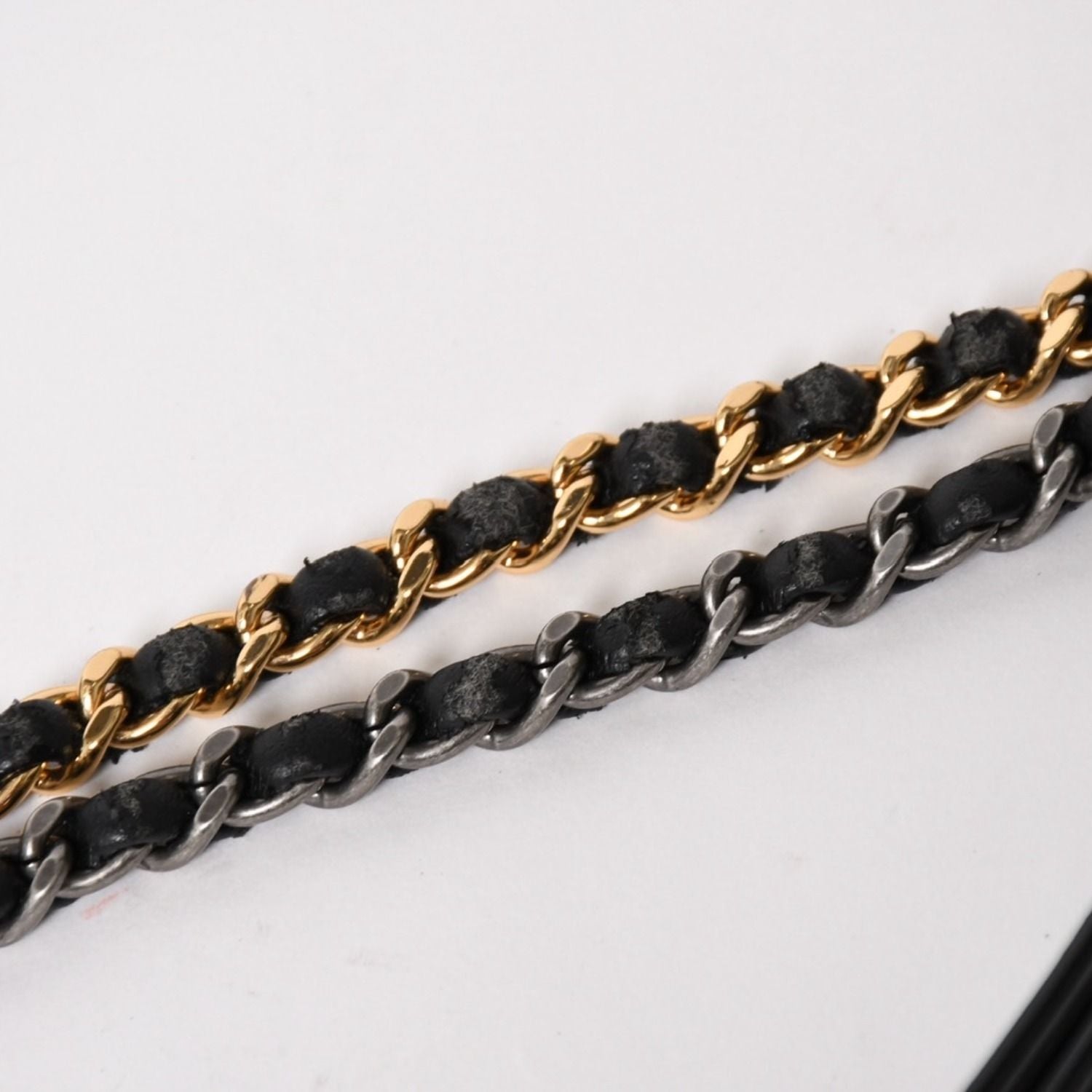 Chanel Gabrielle Shoulder Bag Chain Leather Black Gold — view 6