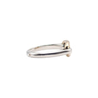 Hermes Chaine D'ancre Vintage Ring 18k Yellow Gold 925 Sterling Silver with — view 2