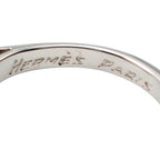 Hermes Chaine D'ancre Vintage Ring 18k Yellow Gold 925 Sterling Silver with — view 7