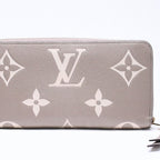 Louis Vuitton Monogram Empreinte Zippy Wallet Beige Ivory Gold — view 3
