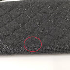 Chanel Quilted Chain Shoulder Bag Black — view 5