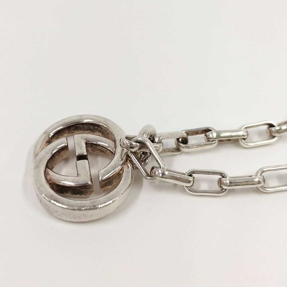 Gucci Interlocking Bracelet Silver — view 5