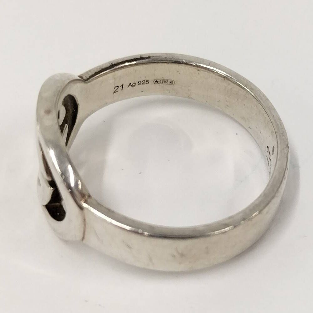Gucci Interlocking Silver Ring — view 8