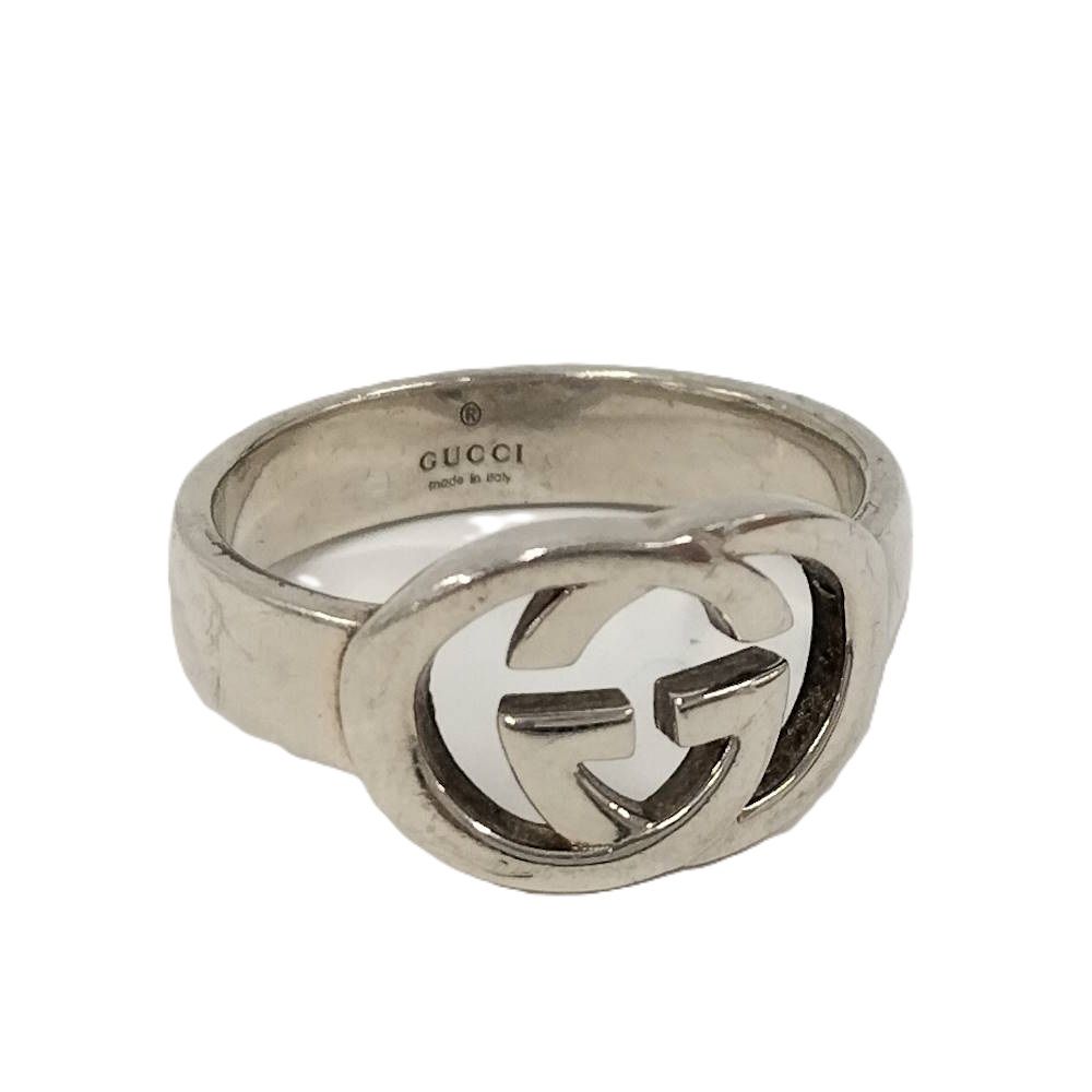 Gucci Interlocking Silver Ring