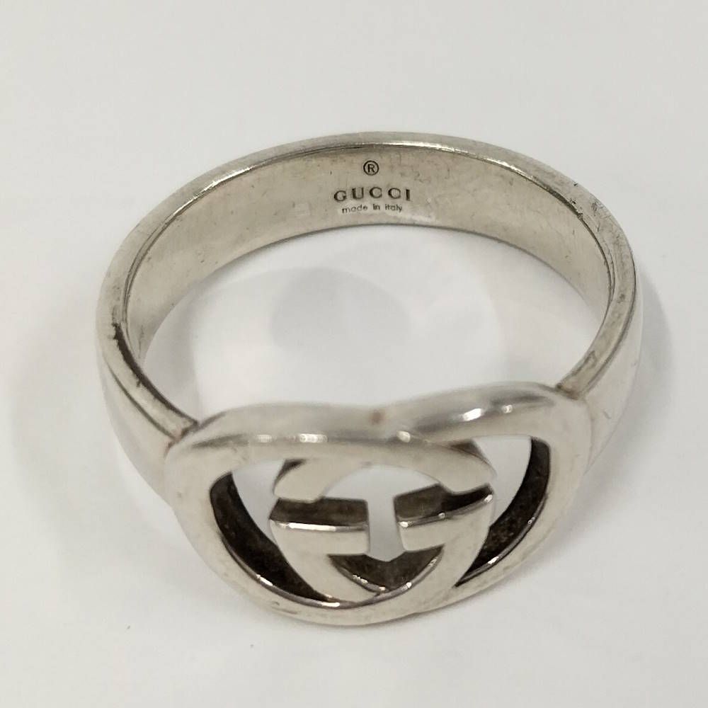 Gucci Interlocking Silver Ring — view 6