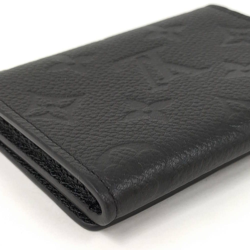 Louis Vuitton Envelope Calto Visit Card Case Monogram Empreinte Noir — view 7