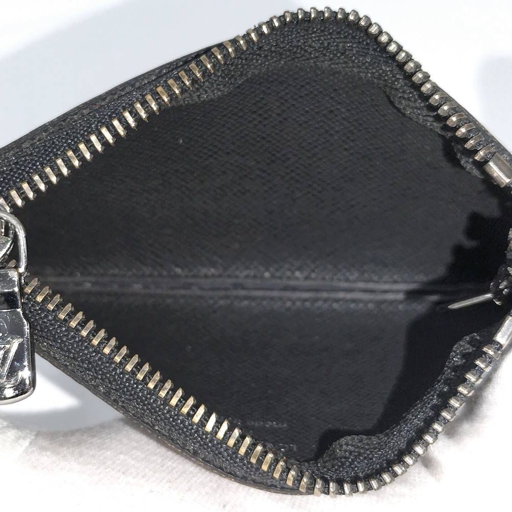 Louis Vuitton Pochette Cles Coin Case Key Keyring with Monogram Eclipse Reverse — view 8