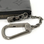 Louis Vuitton Pochette Cles Coin Case Key Keyring with Monogram Eclipse Reverse — view 7