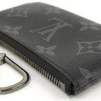 Louis Vuitton Pochette Cles Coin Case Key Keyring with Monogram Eclipse Reverse — view 4