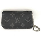 Louis Vuitton Pochette Cles Coin Case Key Keyring with Monogram Eclipse Reverse — view 2