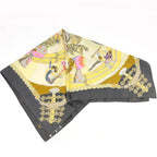 Hermes Carre 90 Scarf Circus 100% Silk Gray Xmulticolor — view 3