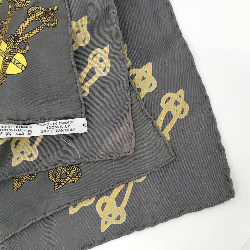 Hermes Carre 90 Scarf Circus 100% Silk Gray Xmulticolor — view 4
