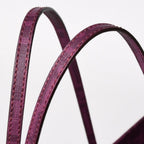 Fendi Tote Bag Purple White Floral Pattern Zucca Canvas — view 5