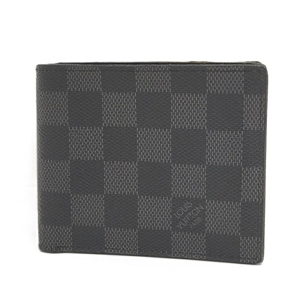 Louis Vuitton Bifold Wallet Portefeuille Marco NM Damier Graphite