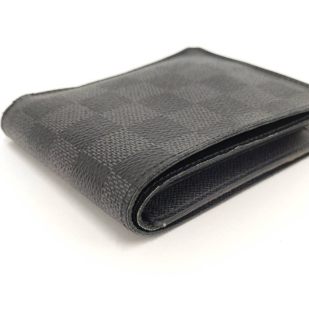Louis Vuitton Bifold Wallet Portefeuille Marco NM Damier Graphite — view 4