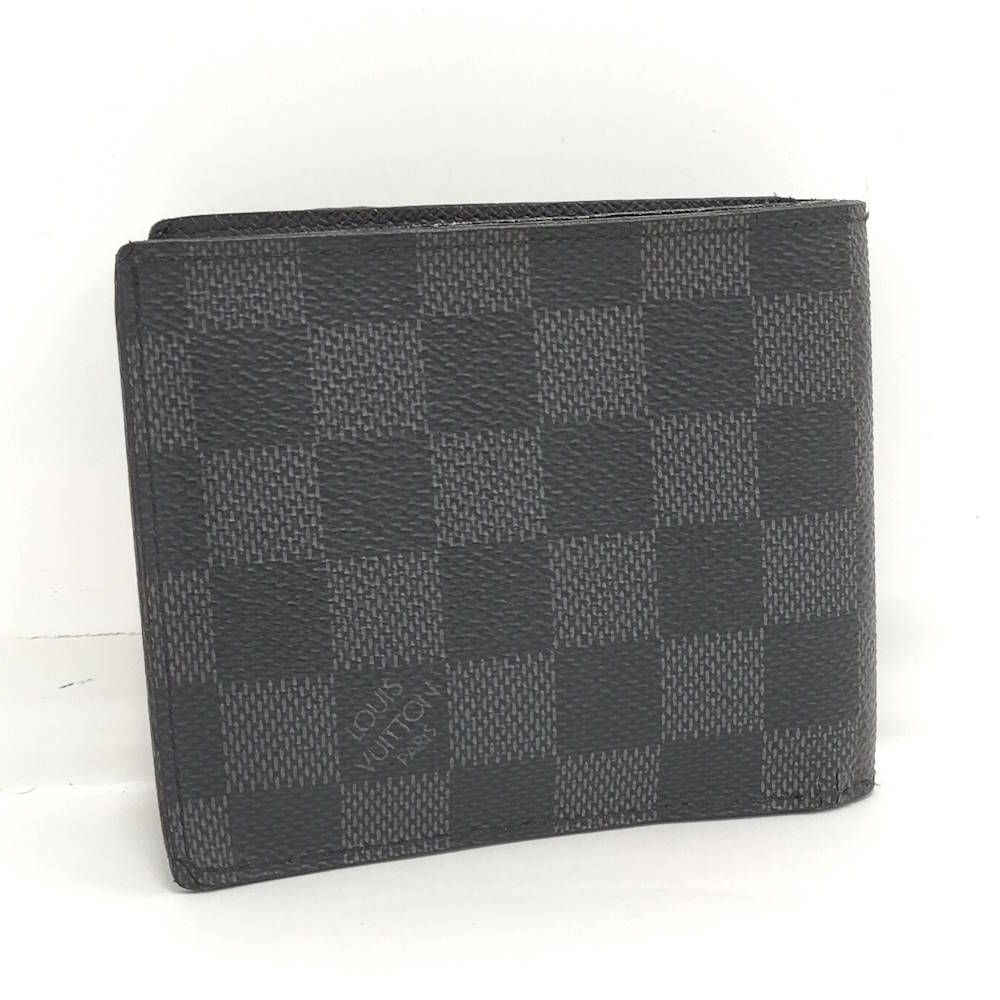 Louis Vuitton Bifold Wallet Portefeuille Marco NM Damier Graphite — view 3
