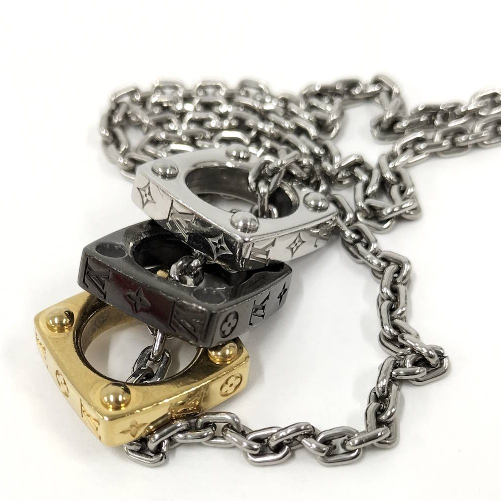 Louis Vuitton Monogram Gold Necklace — view 6