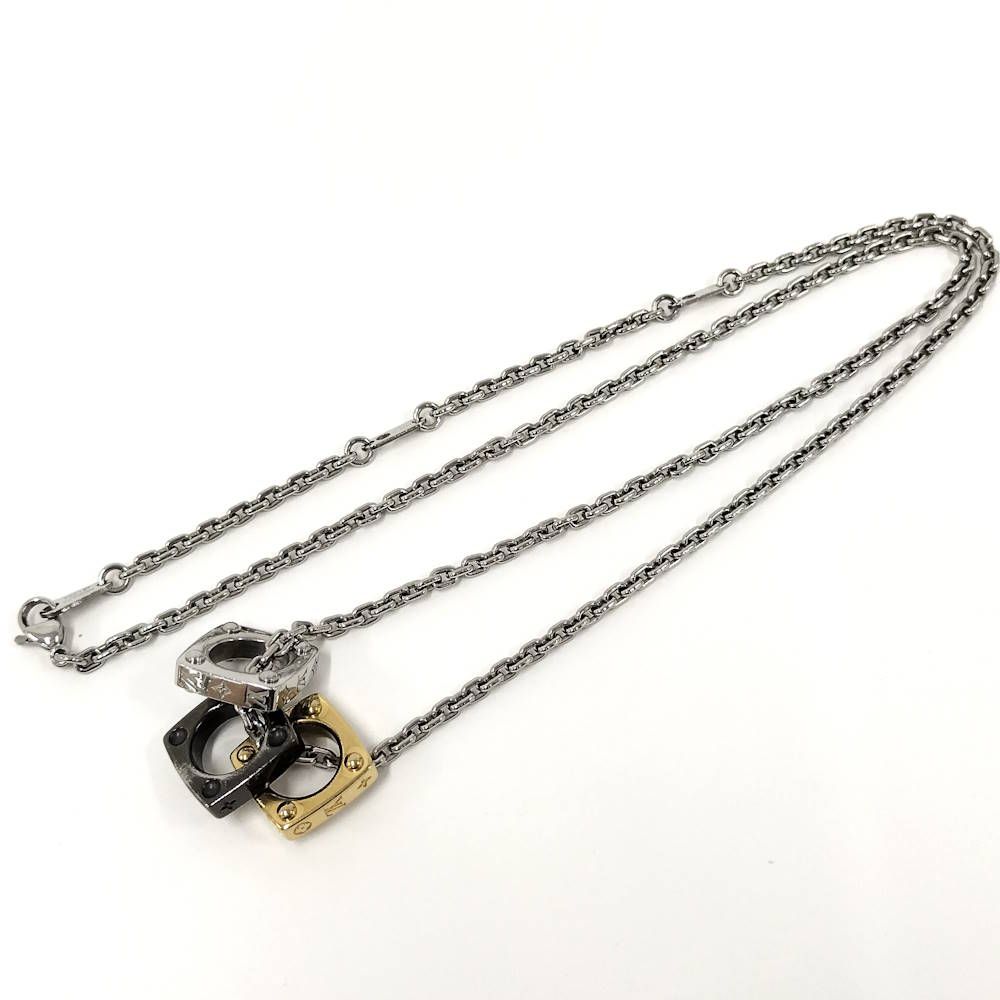 Louis Vuitton Monogram Gold Necklace — view 3