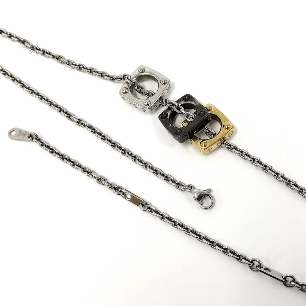 Louis Vuitton Monogram Gold Necklace — view 4