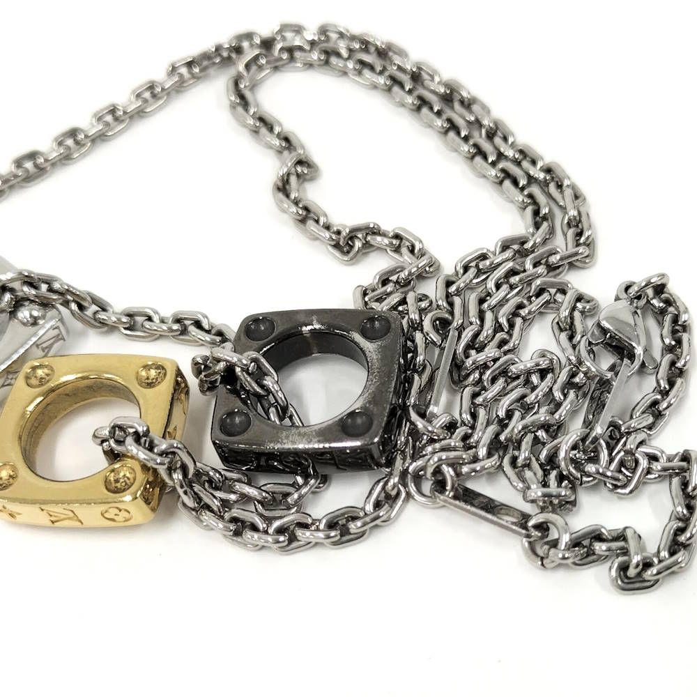 Louis Vuitton Monogram Gold Necklace — view 7
