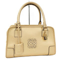 Loewe Amazona 28 Handbag Leather Gold