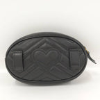 Gucci GG Marmont Waist Pouch Black Leather — view 2