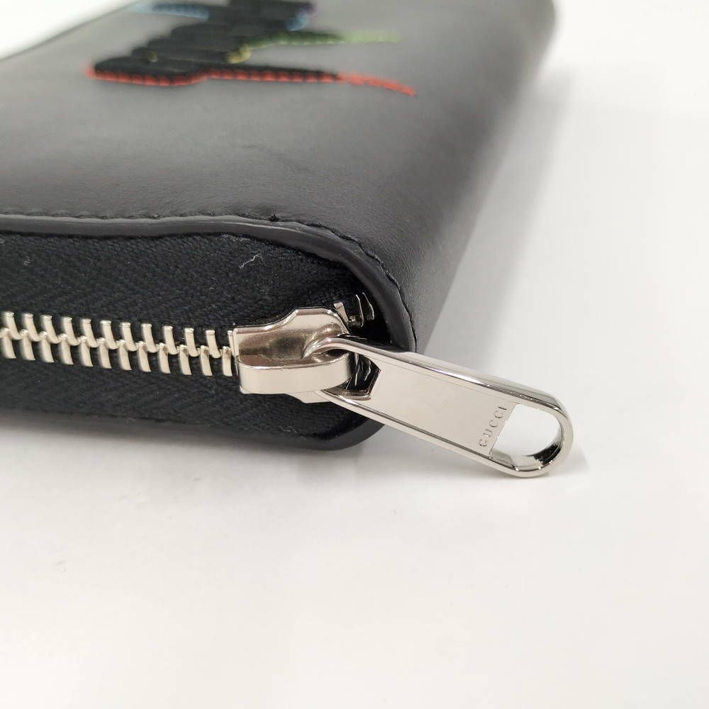 Gucci Blade Embroidery Zip Around Wallet — view 5