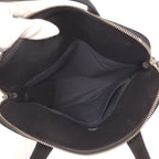 Hermes Sac Eve MM Handbag Toile Ash Leather Black — view 8
