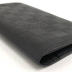 Louis Vuitton Portefeuille Brazza Wallet Damier Infini Onyx Black — view 5