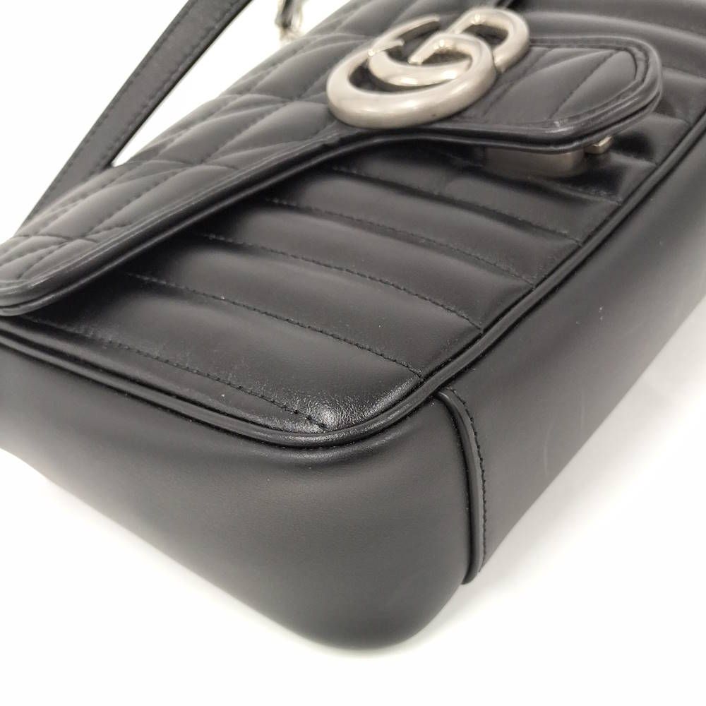 Gucci GG Marmont Quilted Small Shoulder Bag — view 3