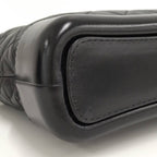 Chanel Gabriel Chain Shoulder Bag Leather Black — view 4