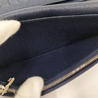 Louis Vuitton Portefeuille Brazza Epi Blue Marine Wallet — view 8