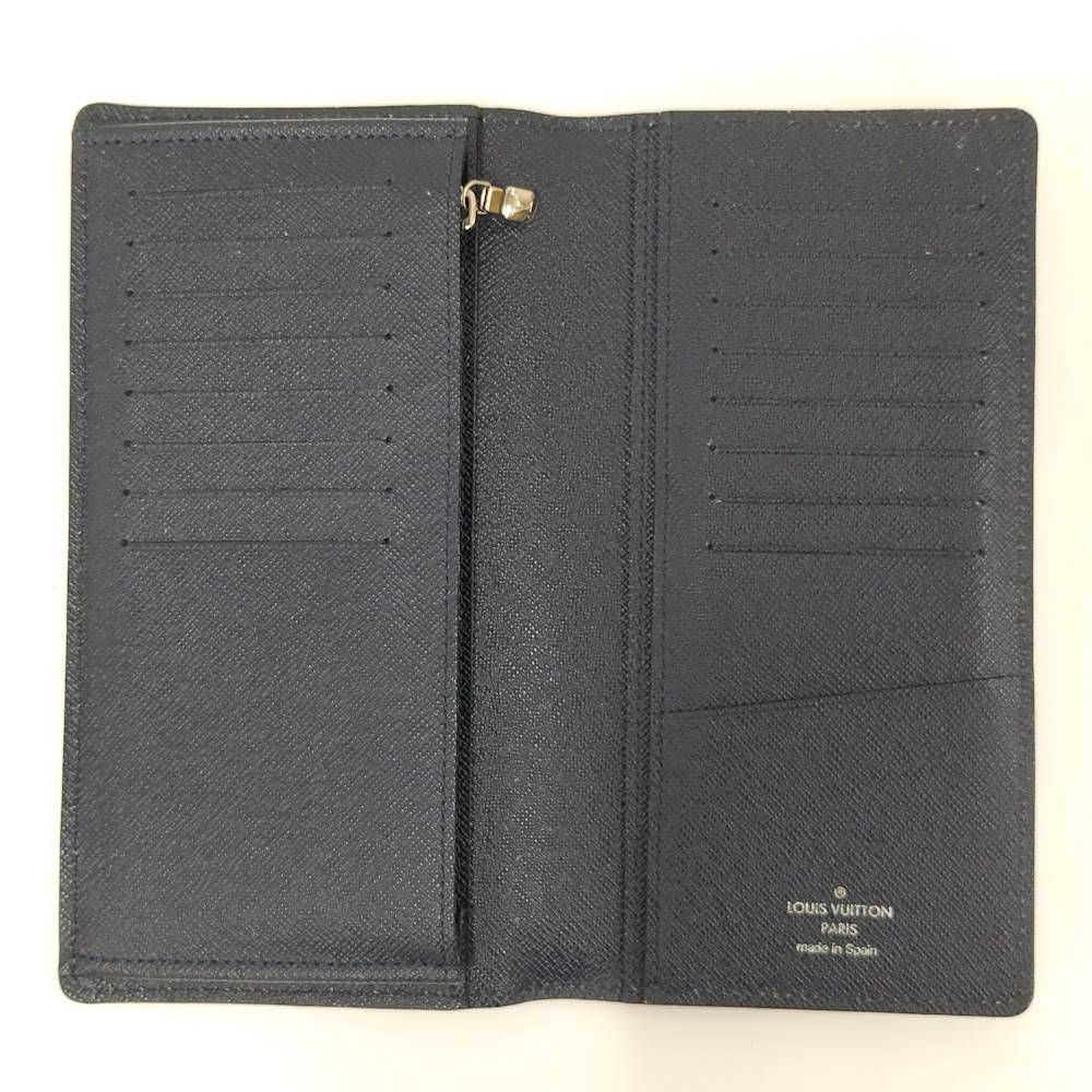 Louis Vuitton Portefeuille Brazza Epi Blue Marine Wallet — view 2