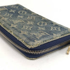 Louis Vuitton Zippy Wallet Monogram Denim — view 4