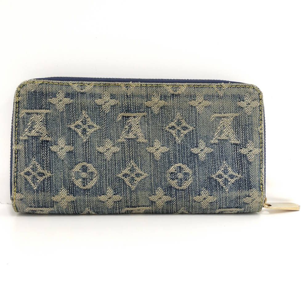 Louis Vuitton Zippy Wallet Monogram Denim — view 3