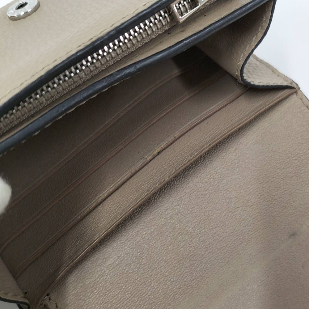 Loewe Compact Wallet Leather Beige — view 8