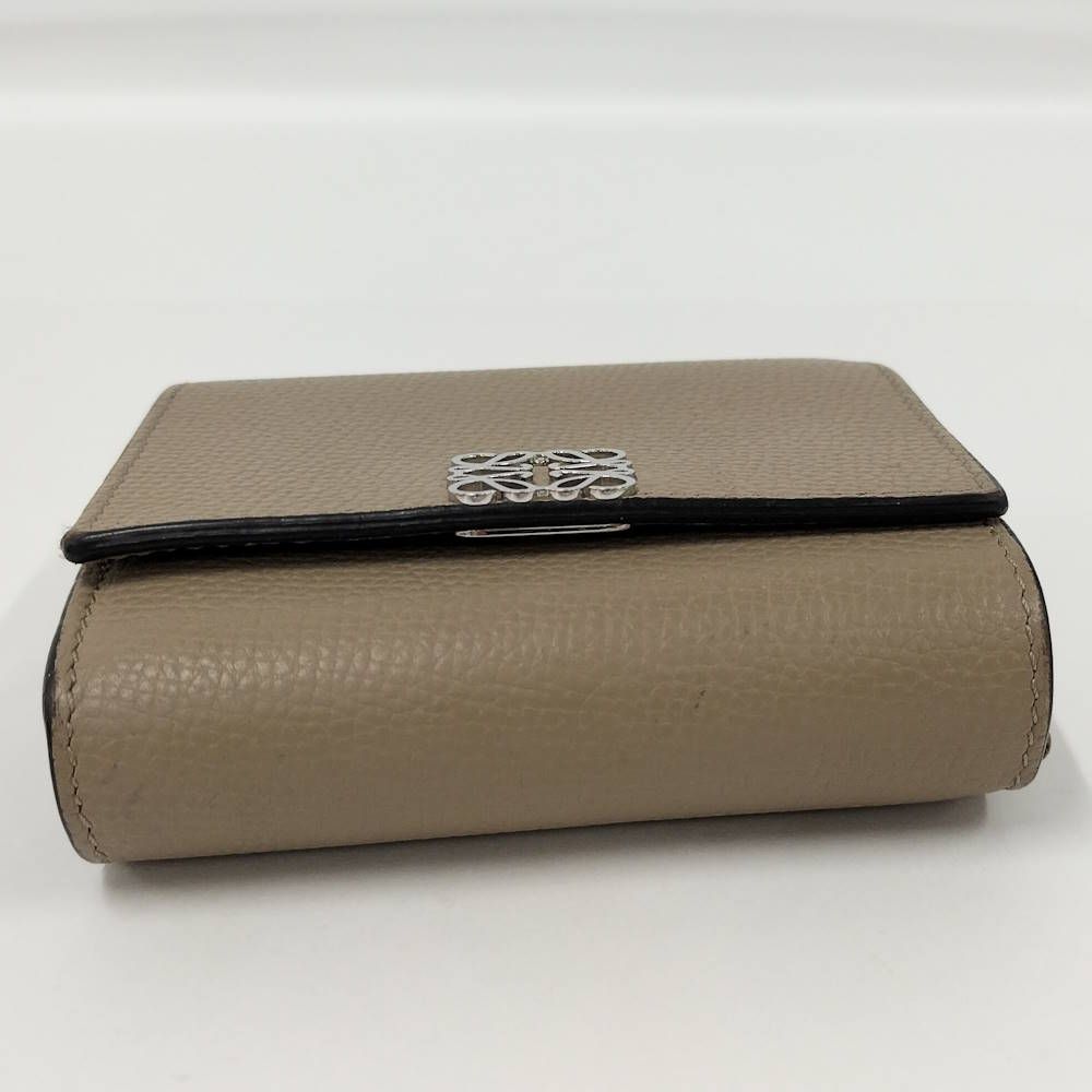 Loewe Compact Wallet Leather Beige — view 5