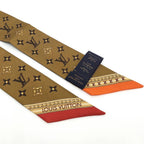 Louis Vuitton Bandeau BB LV Enfleur Scarf Brown — view 3