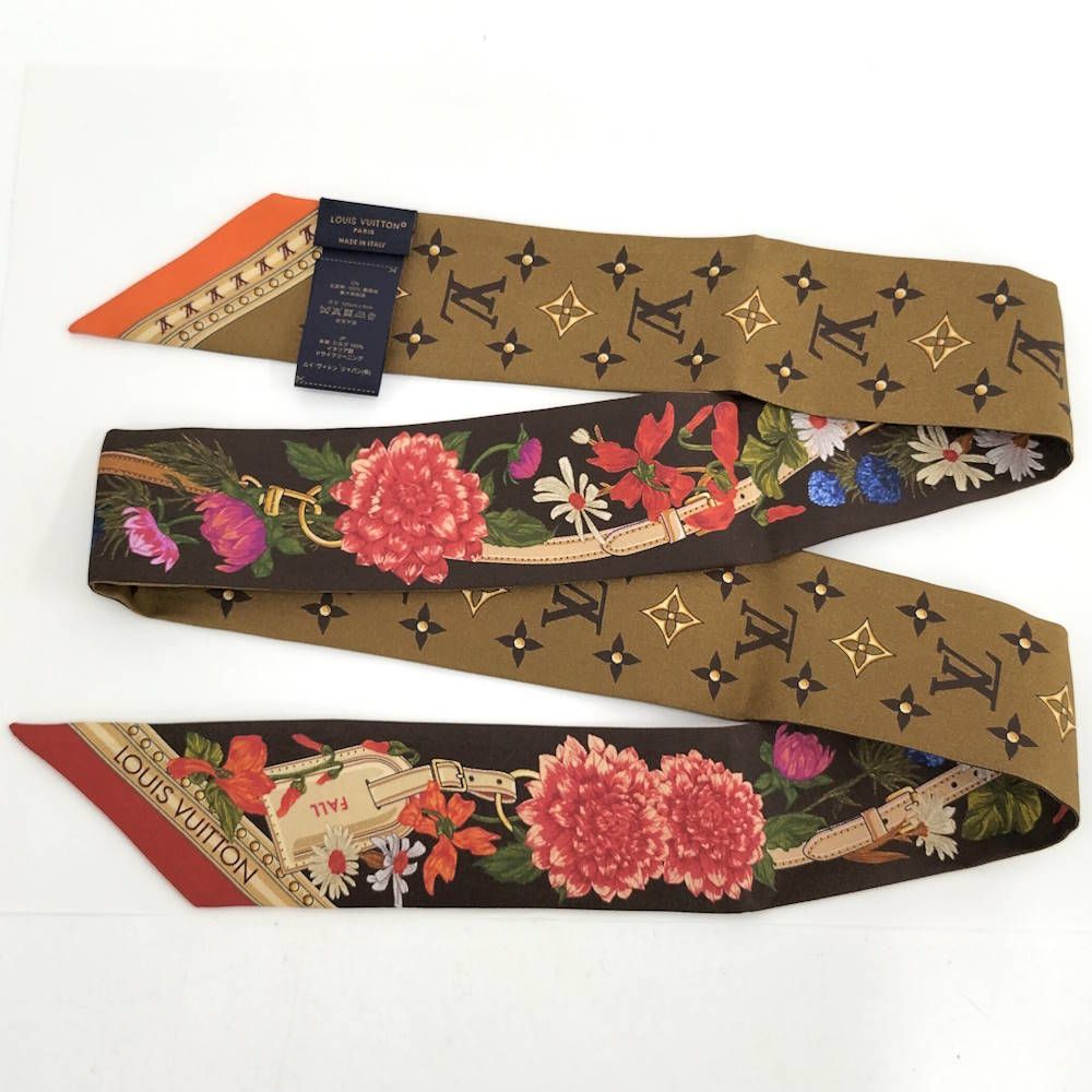 Louis Vuitton Bandeau BB LV Enfleur Scarf Brown — view 4