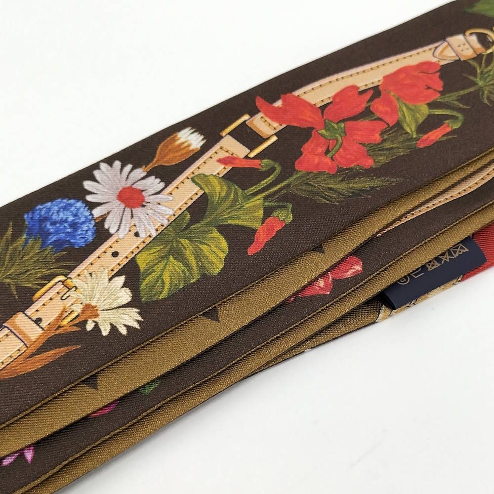 Louis Vuitton Bandeau BB LV Enfleur Scarf Brown — view 7