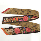 Louis Vuitton Bandeau BB LV Enfleur Scarf Brown — view 5