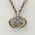 Gucci Interlocking Necklace Silver